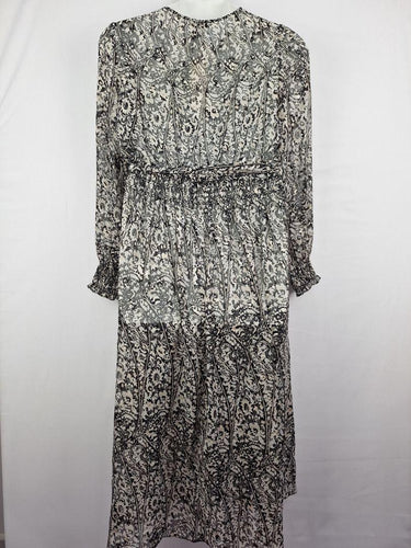 Hammock & Vine Sheer Flowy Belted Maxi Dress Size 12 by SwapUp-Online Second Hand Store-Online Thrift Store