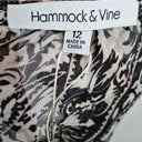 Hammock & Vine Sheer Flowy Belted Maxi Dress Size 12 by SwapUp-Online Second Hand Store-Online Thrift Store