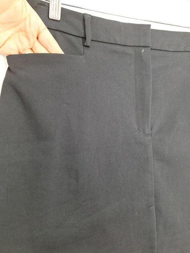 Saba Sleek Black Cotton Mini Skirt Size 14 by SwapUp-Online Second Hand Store-Online Thrift Store