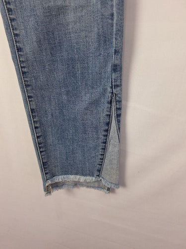 Seed Funky Contrast Denim Bottom Jeans Size 10 by SwapUp-Online Second Hand Store-Online Thrift Store