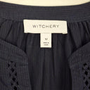 Witchery Feminine Navy Pinstripe Blouse Size 12 by SwapUp-Online Second Hand Store-Online Thrift Store