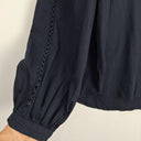 Witchery Feminine Navy Pinstripe Blouse Size 12 by SwapUp-Online Second Hand Store-Online Thrift Store