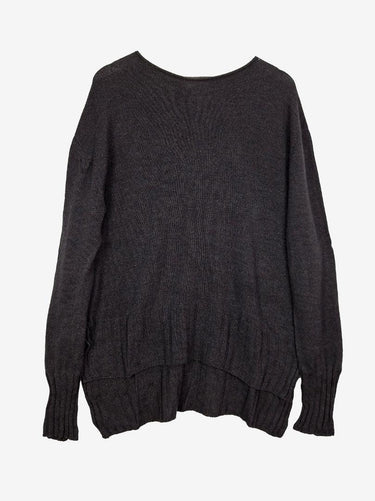 Uimi Merino Wool Knit Long Sleeve Jumper Size L by SwapUp-Online Second Hand Store-Online Thrift Store