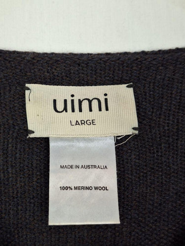 Uimi Merino Wool Knit Long Sleeve Jumper Size L by SwapUp-Online Second Hand Store-Online Thrift Store