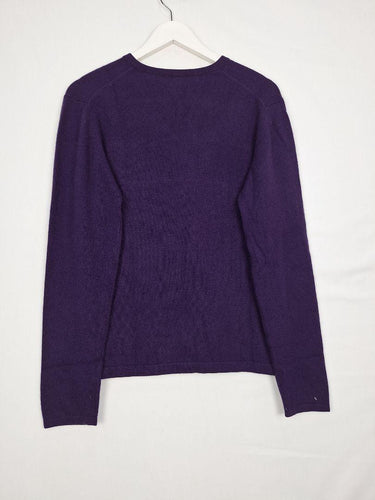 CF Indigo Cashmere Long Sleeve Top Size XL by SwapUp-Online Second Hand Store-Online Thrift Store