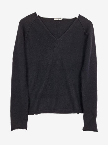 Autre Ton Soft Black Long Sleeve Top Size S by SwapUp-Online Second Hand Store-Online Thrift Store