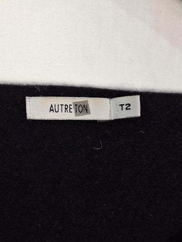 Autre Ton Soft Black Long Sleeve Top Size S by SwapUp-Online Second Hand Store-Online Thrift Store