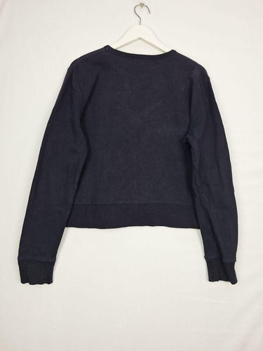Camilla and Marc Navy Cropped Logo Jumper Size 12 by SwapUp-Online Second Hand Store-Online Thrift Store