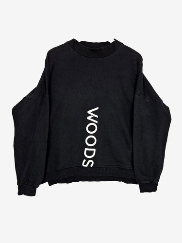 Viktoria & Woods Relaxed Black Logo Jumper Size 12 by SwapUp-Online Second Hand Store-Online Thrift Store