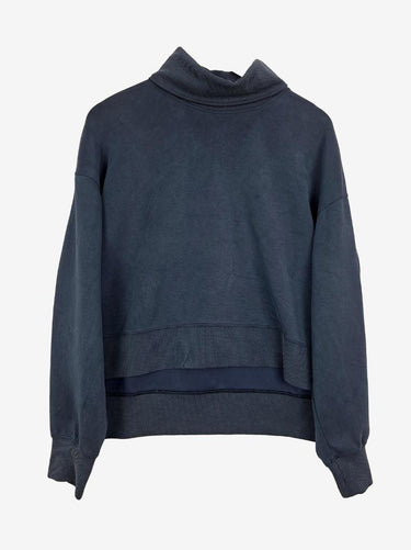 Lululemon Roll Neck Comfortable Navy Jumper Size 8 by SwapUp-Online Second Hand Store-Online Thrift Store