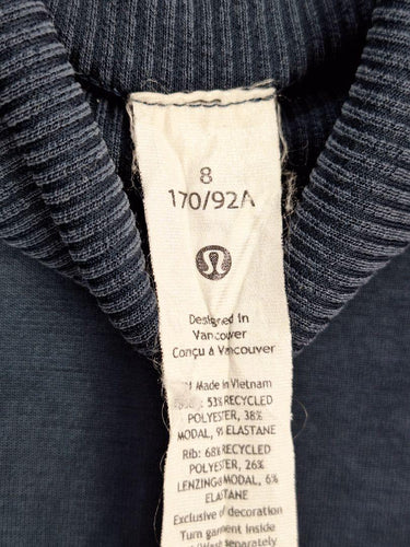 Lululemon Roll Neck Comfortable Navy Jumper Size 8 by SwapUp-Online Second Hand Store-Online Thrift Store