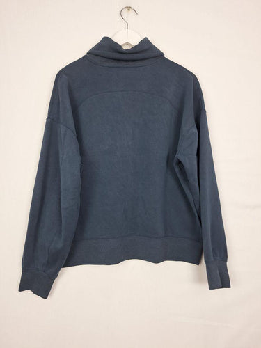 Lululemon Roll Neck Comfortable Navy Jumper Size 8 by SwapUp-Online Second Hand Store-Online Thrift Store
