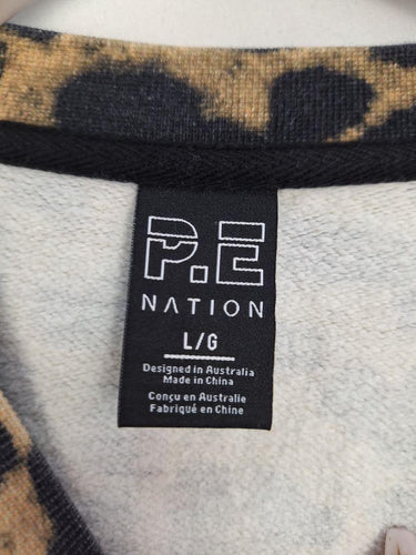 P.E Nation Comfy Cheeta Print Jumper Size L by SwapUp-Online Second Hand Store-Online Thrift Store