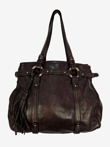 Bally Vintage Gold Hardwear Tote Style Shoulder Bag Size None by SwapUp-Online Second Hand Store-Online Thrift Store