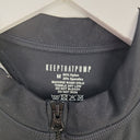 Second-Hand - Keepthatpump Half Zip Backless Scrunch Long Jumpsuit Size M - SwapUp