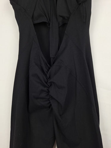 Second-Hand - Keepthatpump Half Zip Backless Scrunch Long Jumpsuit Size M - SwapUp
