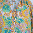 Second-Hand - Bohemian Traders Cowl Shell Detail Bright Maxi Dress Size XS - SwapUp