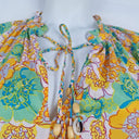 Second-Hand - Bohemian Traders Cowl Shell Detail Bright Maxi Dress Size XS - SwapUp