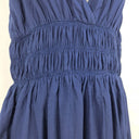 Second-Hand - Posse Navy Deep V Gathered Maxi Dress Size S - SwapUp