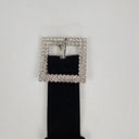 Second-Hand - Black Y2K Diamonte Belt Belt Size S - SwapUp