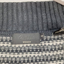 Second-Hand - Oxford Striped Cotton Knit Cardigan Size 8 - SwapUp