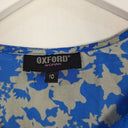 Second-Hand - Oxford Cobalt Patterned Work Top Size 10 - SwapUp