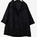 Second-Hand - Jenny Scott Elegant Sheer Jacquard Open Evening Coat Size L - SwapUp