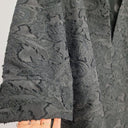 Second-Hand - Jenny Scott Elegant Sheer Jacquard Open Evening Coat Size L - SwapUp