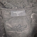 Second-Hand - Jenny Scott Elegant Sheer Jacquard Open Evening Coat Size L - SwapUp