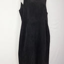 Second-Hand - Calvin Klein Contemporary Faux Suede Tailored Midi Dress Size 14 - SwapUp