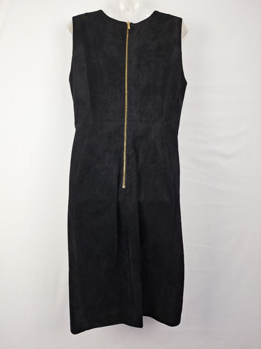 Second-Hand - Calvin Klein Contemporary Faux Suede Tailored Midi Dress Size 14 - SwapUp