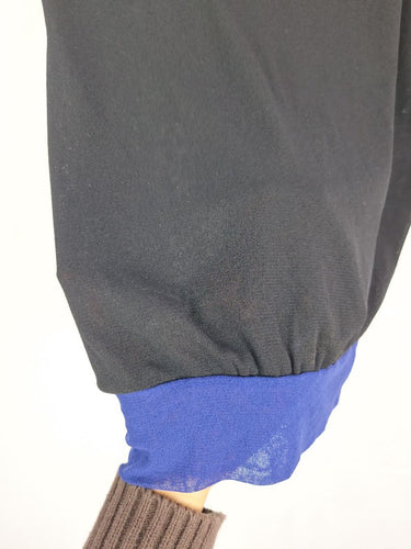 Second-Hand - Jean Paul Gaultier Vintage Mesh Cobalt Trim Top Size S - SwapUp