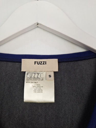Second-Hand - Jean Paul Gaultier Vintage Mesh Cobalt Trim Cardigan Size S - SwapUp