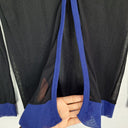 Second-Hand - Jean Paul Gaultier Vintage Mesh Cobalt Trim Cardigan Size S - SwapUp