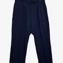 Second-Hand - Showpo Navy Blue Pin Pleat Suit Pants Size 20 - SwapUp