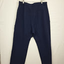 Second-Hand - Showpo Navy Blue Pin Pleat Suit Pants Size 20 - SwapUp