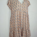 Second-Hand - Leoni Light Geo Flowy Dress Size 16 - SwapUp