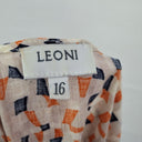 Second-Hand - Leoni Light Geo Flowy Dress Size 16 - SwapUp