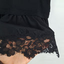 Second-Hand - Rebecca Taylor Lace Hem Tank Top Size XS - SwapUp