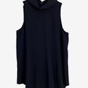 Second-Hand - Veronika Maine Elegant Split Back Work Top Size 6 - SwapUp