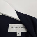 Second-Hand - Veronika Maine Elegant Split Back Work Top Size 6 - SwapUp
