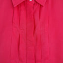 Second-Hand - Raoul Coral Pleated Collared Top Size 4 - SwapUp