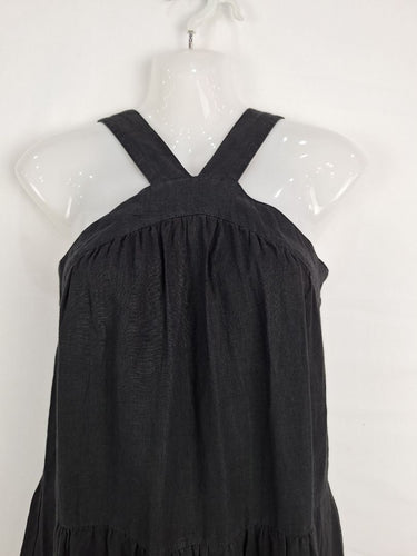 Second-Hand - Joie Cross Neck Linen Maxi Dress Size XS - SwapUp
