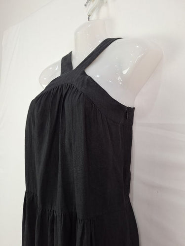 Second-Hand - Joie Cross Neck Linen Maxi Dress Size XS - SwapUp