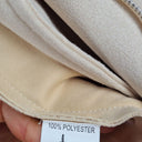 Second-Hand - Johnston Bell Sand Faux Suede Asymmetric Biker Jacket Size S - SwapUp
