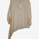 Second-Hand - Viktoria & Woods Cream Oversized Theatre Shirt Size XXS - SwapUp