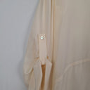 Second-Hand - Viktoria & Woods Cream Oversized Theatre Shirt Size XXS - SwapUp