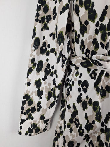 Second-Hand - David Lawrence Organic Splatter Shirt Dress Size 12 - SwapUp