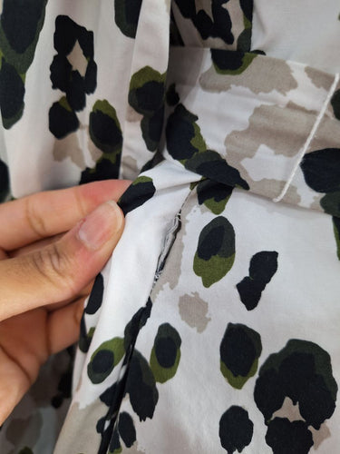 Second-Hand - David Lawrence Organic Splatter Shirt Dress Size 12 - SwapUp