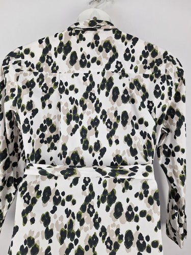 Second-Hand - David Lawrence Organic Splatter Shirt Dress Size 12 - SwapUp